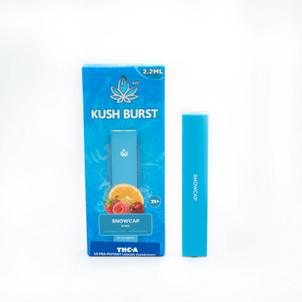 Snowcap Kush Burst - 2G THCa Snowcap - Hybrid - Image 1